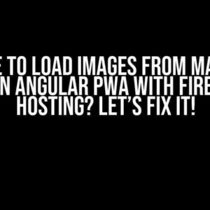 Unable to Load Images from Manifest File in Angular PWA with Firebase Hosting? Let’s Fix It!