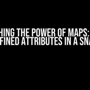 Unleashing the Power of Maps: Get All Defined Attributes in a Snap!